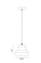 Matteo C53206 Industrial 1-lt 8" Pendant