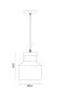 Matteo C53207 Industrial 1-lt 9" Pendant