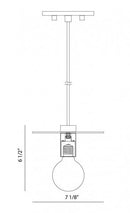 Matteo C54911 Kasa 1-lt 7" Pendant
