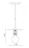 Matteo C54911 Kasa 1-lt 7" Pendant