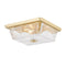 Hudson Valley 4710 Hines 3-lt 13" Flush Mount