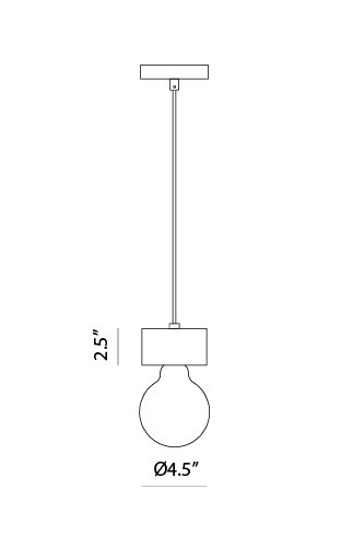Matteo C56602 Marmo 1-lt 5" Pendant
