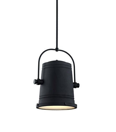 Matteo C58801 Secchio 1-lt 10" LED Pendant