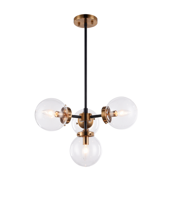 Matteo C72304 Maru 4-lt 20" Chandelier