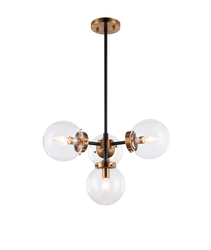 Matteo C72304 Maru 4-lt 20" Chandelier