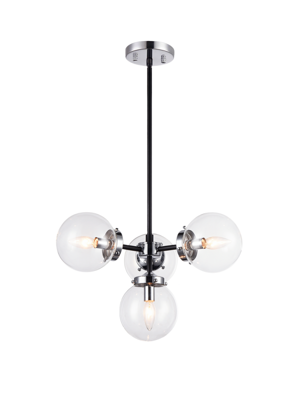 Matteo C72304 Maru 4-lt 20" Chandelier