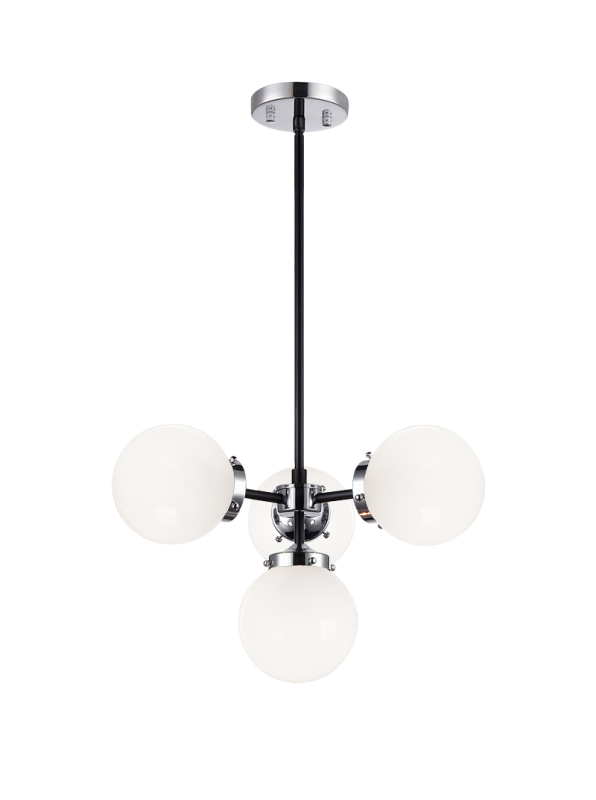Matteo C72304 Maru 4-lt 20" Chandelier