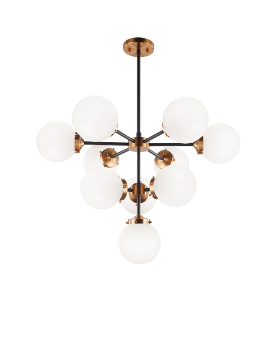 Matteo C72310 Maru 10-lt 29" Chandelier