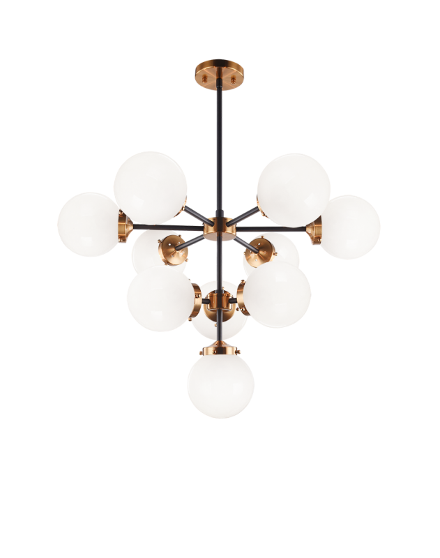 Matteo C72310 Maru 10-lt 29" Chandelier