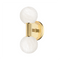 Hudson Valley 9282 Murray Hill 2-lt 12" Tall LED Wall Sconce