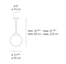 Artemide Castore 35 Suspension Light