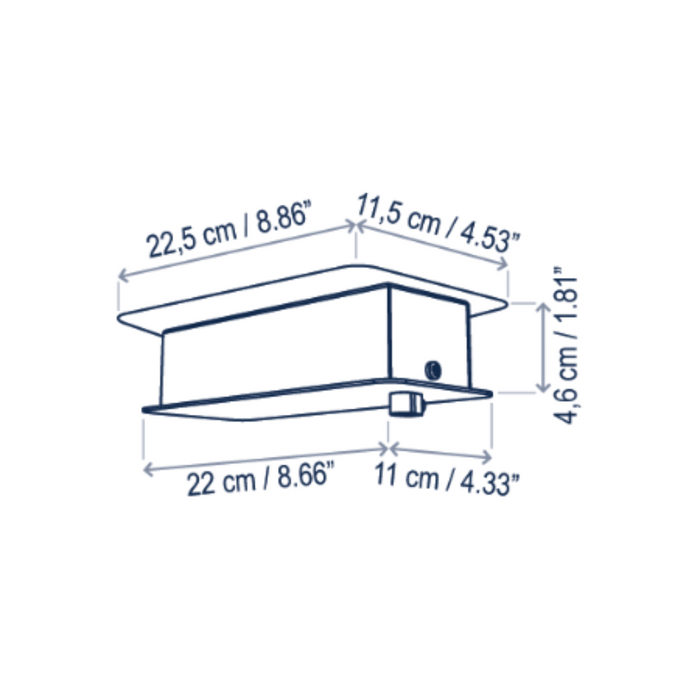 Bover Skybell Linear S/7L/21 7-lt 72" LED Pendant, Down Light