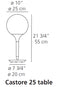 Artemide Castore 25 Table Lamp