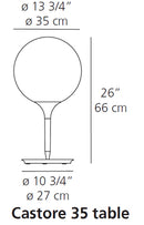 Artemide Castore 35 Table Lamp