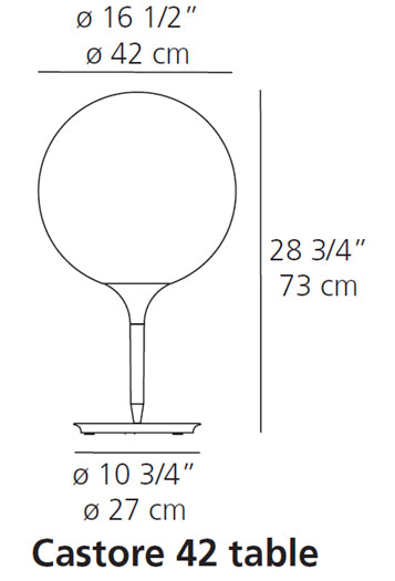 Artemide Castore 42 Table Lamp