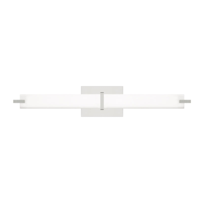 Visual Comfort 700BCMET Metro 26" LED Bath Bar Light, White Glass
