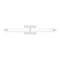 Tech 700BCMET Metro 26" LED Bath Bar Light, White Glass