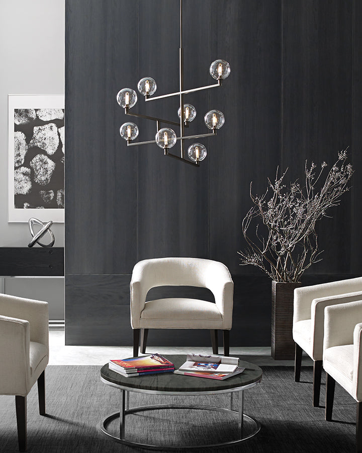 Visual Comfort 700GMB Gambit 8-lt 35" LED Chandelier