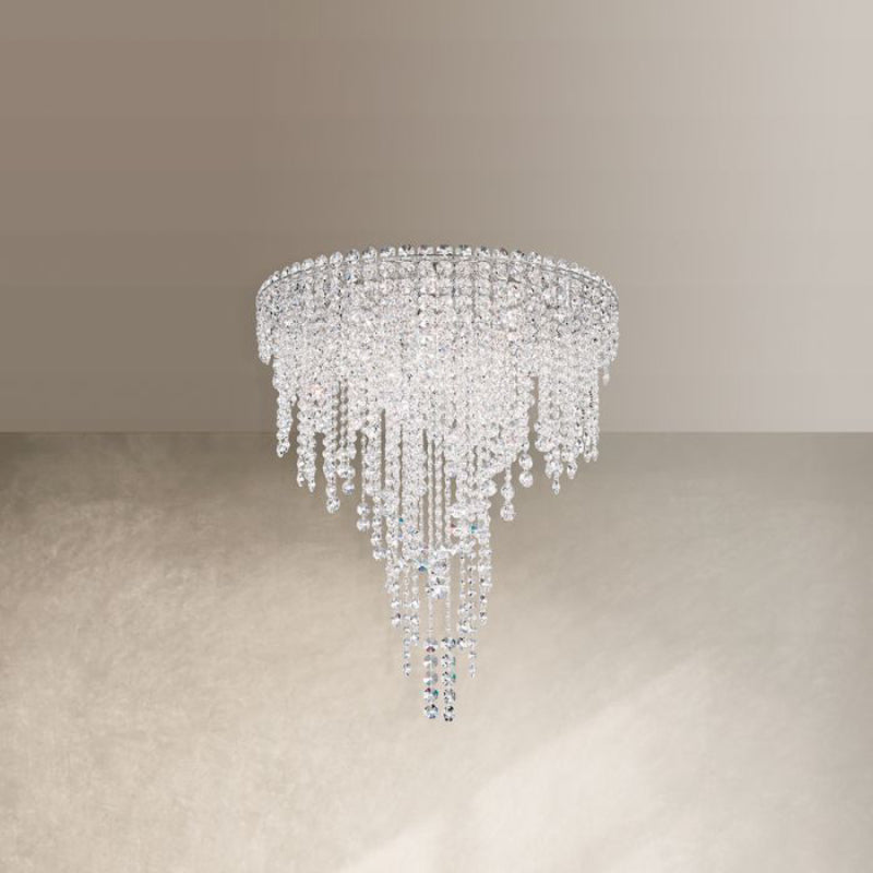 Schonbek CH2402 Chantant 6-lt 29" Tall Flush Mount