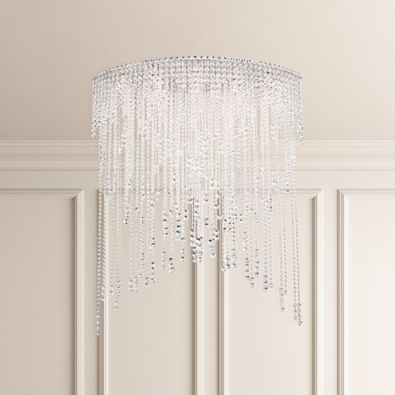 Schonbek CH4803 Chantant 8-lt 55" Tall Flush Mount