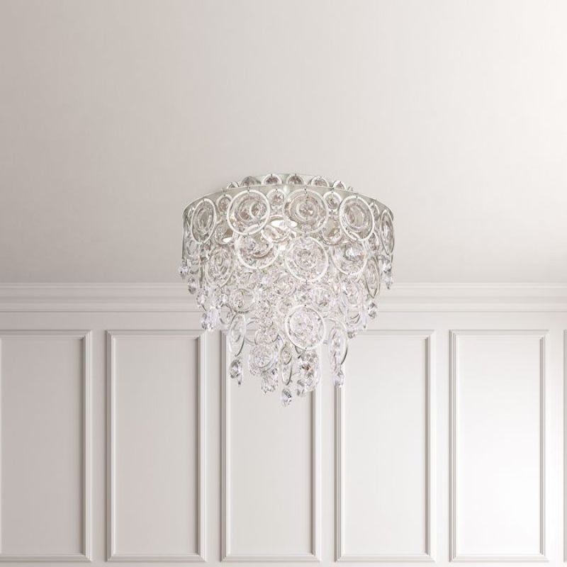 Schonbek DR1401 Circulus 4-lt 14" Flush Mount