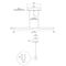 PureEdge CSR1P Cirrus 4-ft Suspension R1 Rectangular with Power, Center Feed - 10W/FT