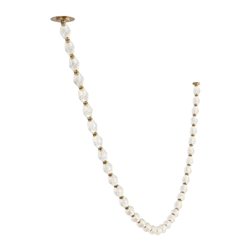 Visual Comfort 700CLR108 Collier 108 LED Chandelier with Surface Mount ...