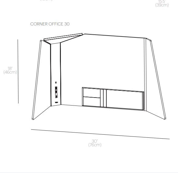 Pablo Designs Corner Office 30 LED Table Light