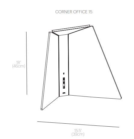 Pablo Designs Corner Office 15 LED Table Light