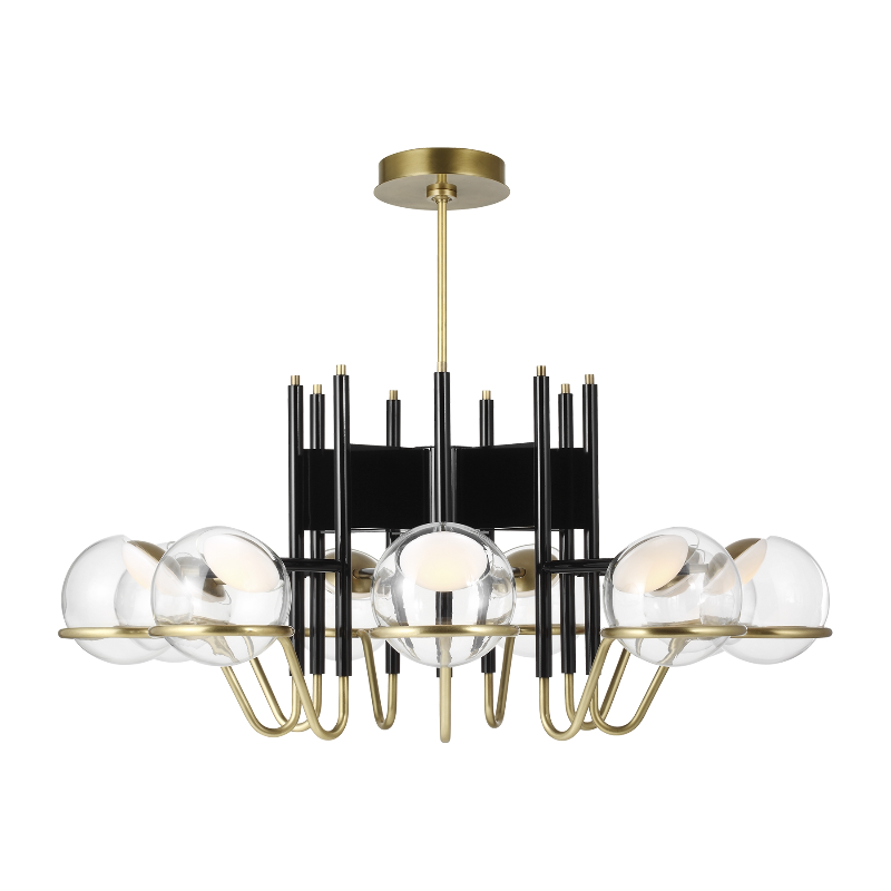 Tech 700CRBY9 Crosby 9-lt 38" LED Chandelier