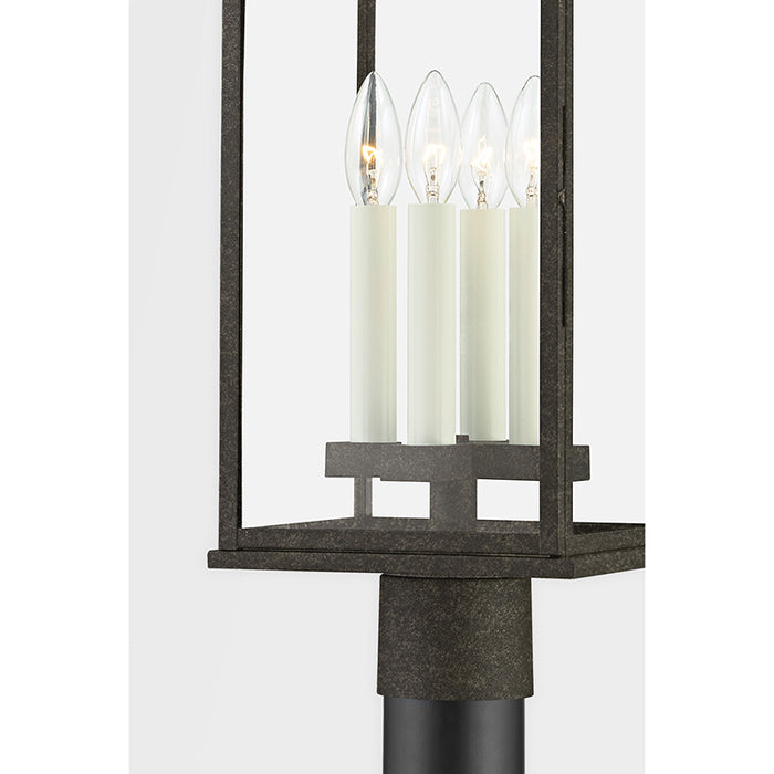 Troy P2745 Sanders 4-lt 25" Tall Post Light