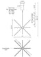 Kuzco CH14232 Sirius Minor 32" LED Chandelier