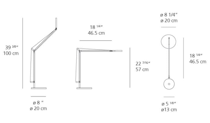 Artemide Demetra LED Table Lamp - Base