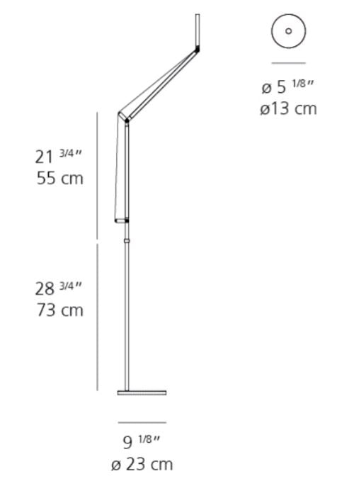 Artemide Demetra LED Floor Lamp