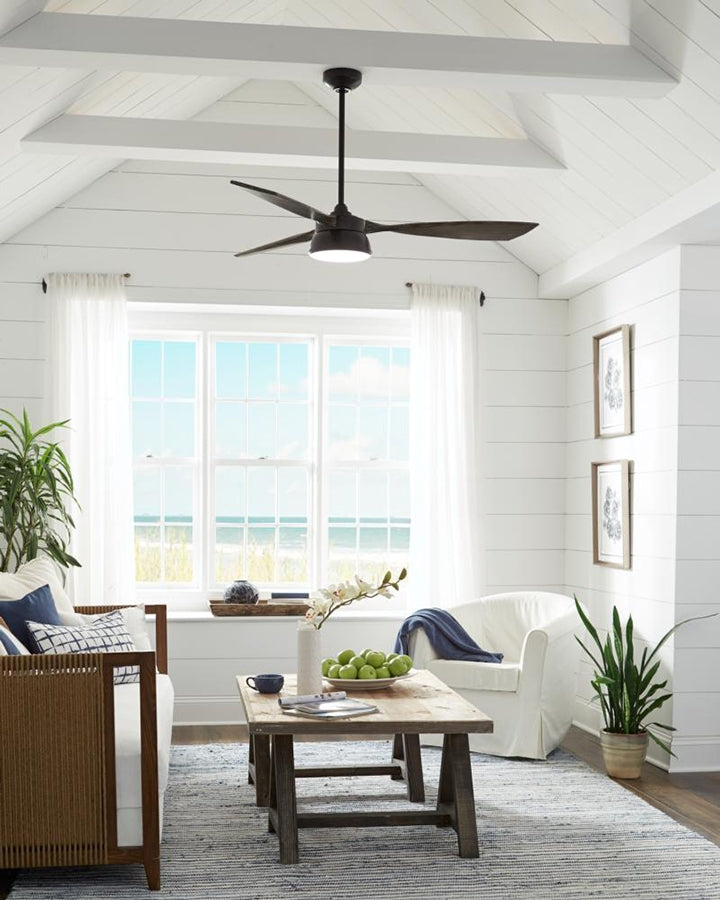 Visual Comfort Destin 57" Ceiling Fan with LED Light Kit