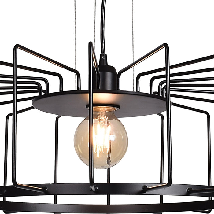 Access 23890 Wired 9" H LED Horizontal Cage Pendant