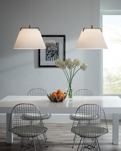 Tech 700TDDEVP Devin 1-lt 19" LED Pendant