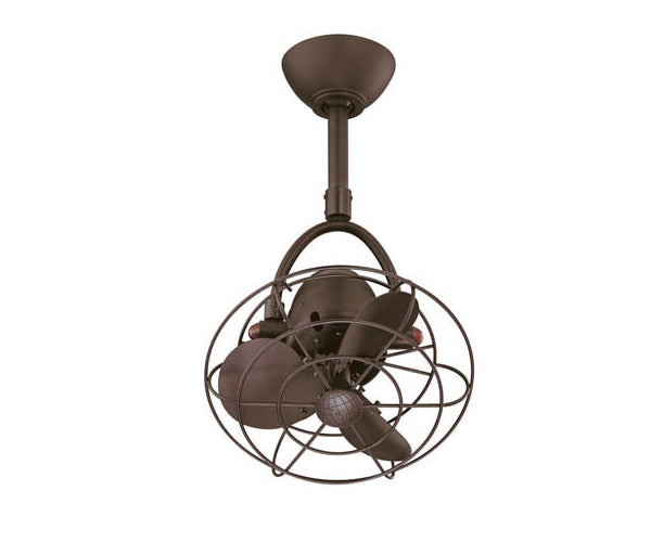 Diane 13" Ceiling Fan with Decorative Cage