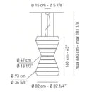 Axo USLAYF Layers F 9-lt 37" Pendant