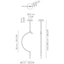 Axo USLIAIM1 Liaison 1-lt 18" LED Pendant