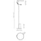 Axo UTCUT Cut 77" Tall LED Floor Lamp