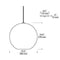 Tech 700TDPALP Palestra Large 1-lt 16" LED Pendant