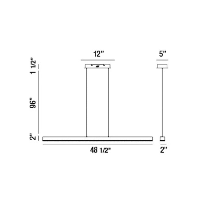 Eurofase 34101 Santi 49" LED Chandelier