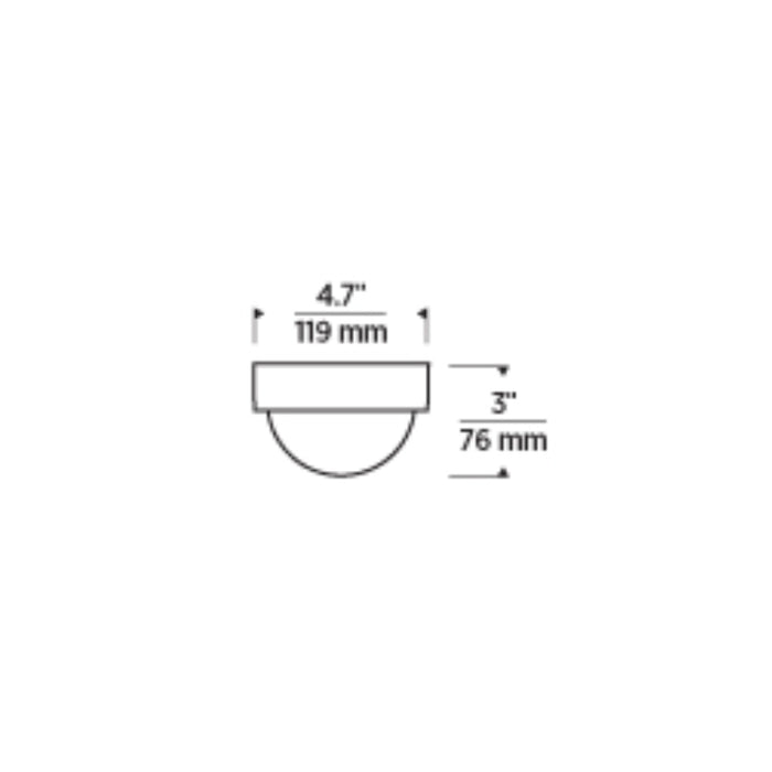 Tech 700FMSPH Sphere 5" LED Flush/Wall Mount
