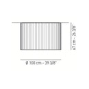 Axo UPSKR100 Skirt 3-lt 39" Flush Mount