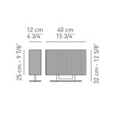 Axo ULCLAVIP Clavius 2-lt 16" Table Lamp