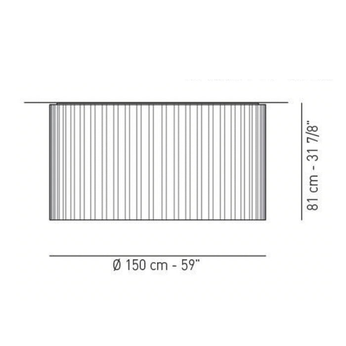 Axo UPSKR150 Skirt 4-lt 59" Flush Mount