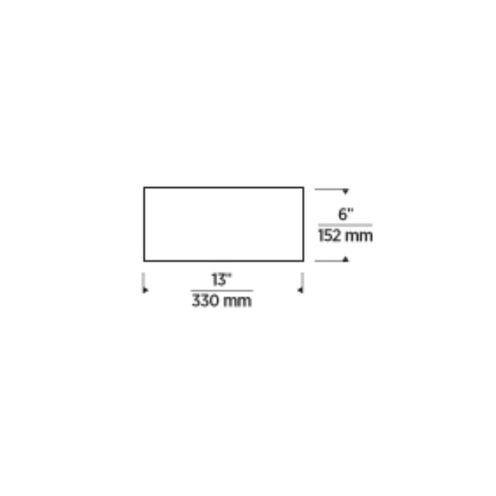 Tech 700FMVTR Vetra 2-lt 13" Flush Mount