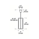 Tech 700TDKNW25 Kenway 25 11" LED Pendant