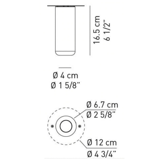 Axo UPURBMIM Urban Mini 1-lt 3" LED Flush Mount